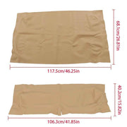 DURAFORCE Tan Front Seat Covers Set For E-Z-GO TXT 1995-2013 Golf Carts 71602-G04 New