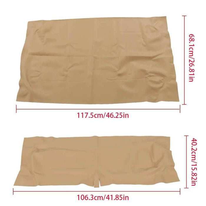 DURAFORCE Tan Front Seat Covers Set For E-Z-GO TXT 1995-2013 Golf Carts 71602-G04 New