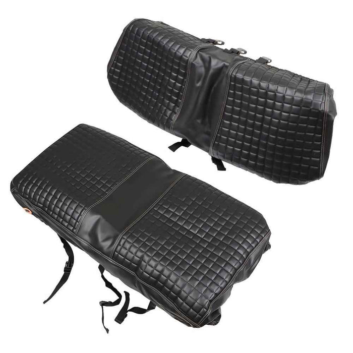 DURAFORCE Front Seat Cover Kit For Club Car Precedent Golf Carts Black No Staple New