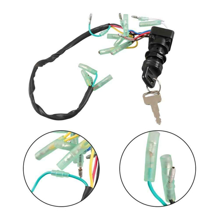 DURAFORCE For Yamaha Outboard Motor Control Box 703-82510 8-225HP Ignition Switch Key New