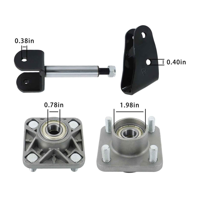 DURAFORCE For Club Car Precedent 2004-Up Golf Cart Front End Repair Bushing Kit 102288901