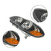 DURAFORCE Halogen Headlights For 2003-2005-2007-08 Toyota Corolla Left+Right Black Housing