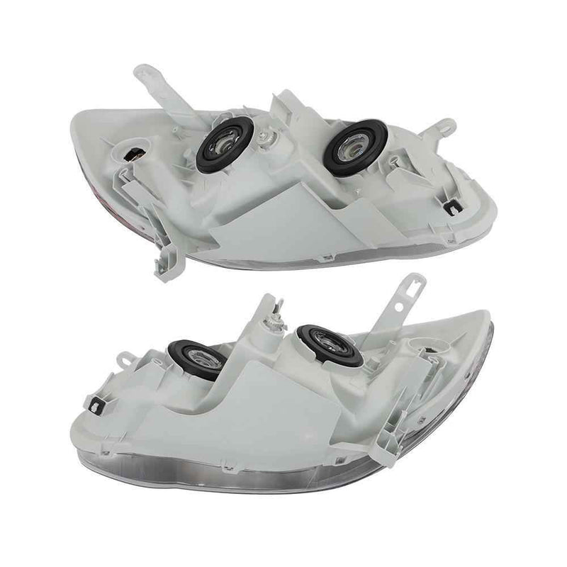 DURAFORCE Halogen Headlights For 2003-2005-2007-08 Toyota Corolla Left+Right Black Housing