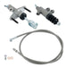 DURAFORCE Master & Slave Cylinder & Clutch Line Kit MC238 For 1992 1993-2000 Honda Civic