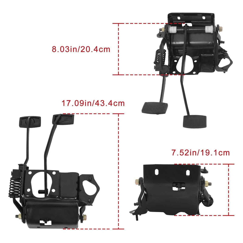 DURAFORCE For 1992-1997 F250 F350 1992-1996 Ford F150 Bronco F3TZ2455A Brake Clutch Pedal