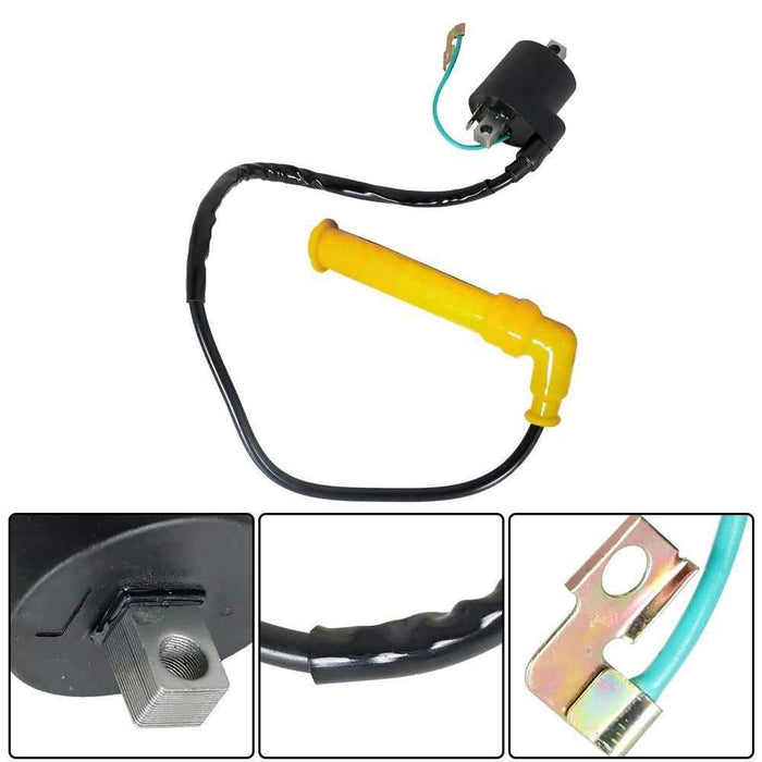 DURAFORCE New Ignition Coil Spark Plug Cap For Honda Rincon 650 TRX650FA 4x4 2003-2005