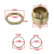 DURAFORCE Fit For Honda TRX300EX TRX400EX 90652-HA2-000 Rear Axle Lock Jam Sleeve Nut Clip