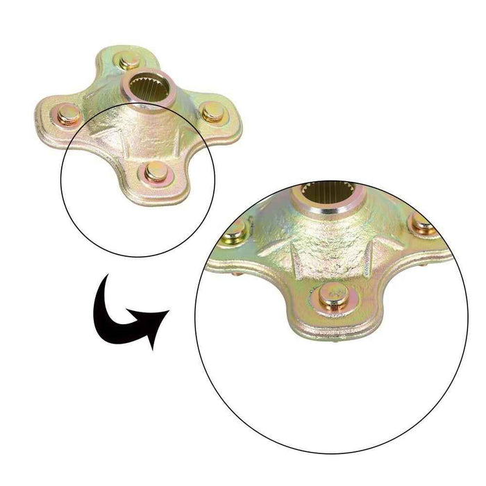 DURAFORCE Rear Wheel Axle Hub Fit For YAMAHA KODIAK 400 YFM400FW YFM400FA YFM400A New