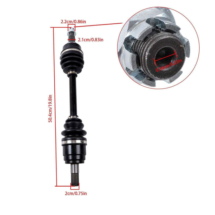DURAFORCE Front Left CV Axles Drive Shaft Fit For Honda FourTrax Foreman 500 2005 06-13