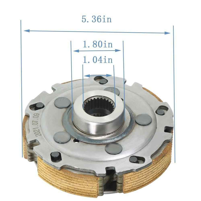 DURAFORCE For 2002-2008 Yamaha Grizzly 660 YFM660 Wet Clutch Pad Shoe + gasket
