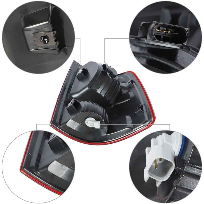 DURAFORCE Tail Light Lamp For 2015-2018 Dodge Ram Pickup Pair Passenger&Driver Side