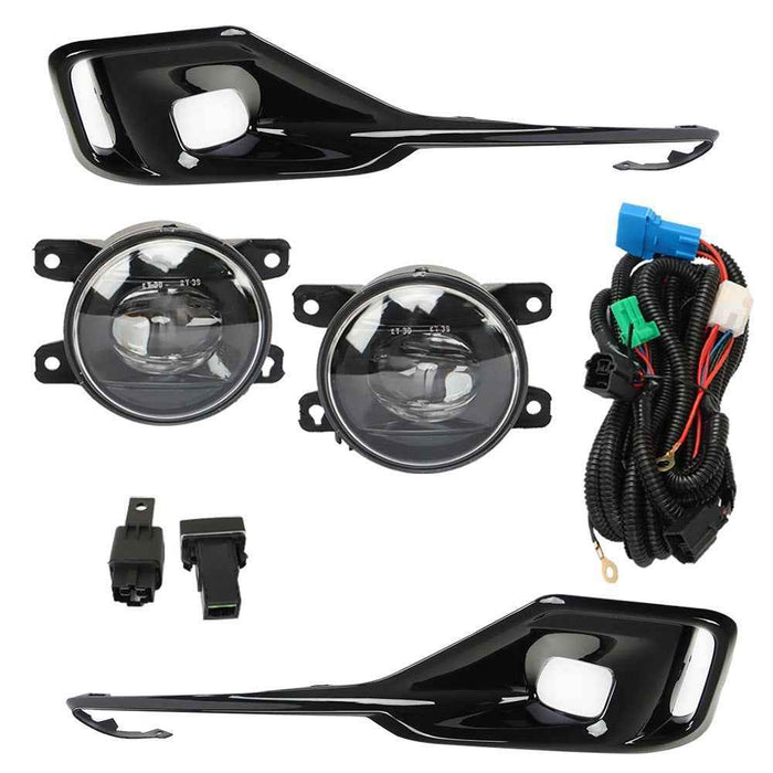 DURAFORCE Bumper Fog Lights Lamps w/Cover For 2021-2022 Honda Accord Passenger&Driver Side