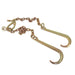 DURAFORCE High Quality 5/16" G70 Tow Chain J-Hooks Flatbed Truck Rollback Wrecker Carrier