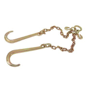 DURAFORCE High Quality 5/16" G70 Tow Chain J-Hooks Flatbed Truck Rollback Wrecker Carrier