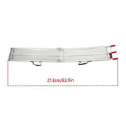 DURAFORCE Motorcycle 1PC 7.5FT x 6" 750LBS Aluminum Loading Ramp For SUV Dirt Bike Trailer