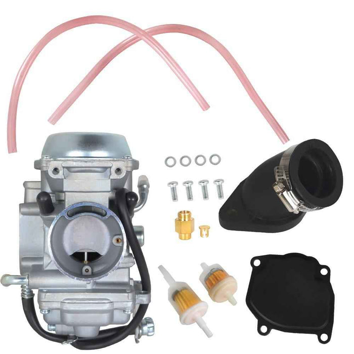 DURAFORCE New Carburetor & Intake Manifold Boot For Suzuki Quadrunner 250 LTF250F 4×4 US