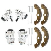 DURAFORCE 4× Brake Wheel Cylinders w/ Shoes ATV For Honda Foreman 450 TRX450 TRX450ES New