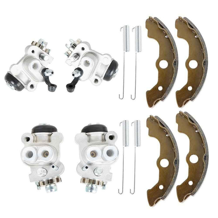 DURAFORCE 4× Brake Wheel Cylinders w/ Shoes ATV For Honda Foreman 450 TRX450 TRX450ES New
