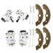DURAFORCE 4× Brake Wheel Cylinders w/ Shoes ATV For Honda Foreman 450 TRX450 TRX450ES New