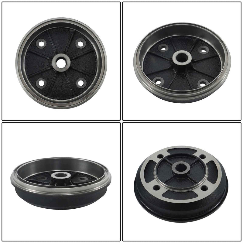 DURAFORCE New Rear Brake Drum Hub For Kawasaki Mule 2510 KAF620 1993-2000 41038-1226