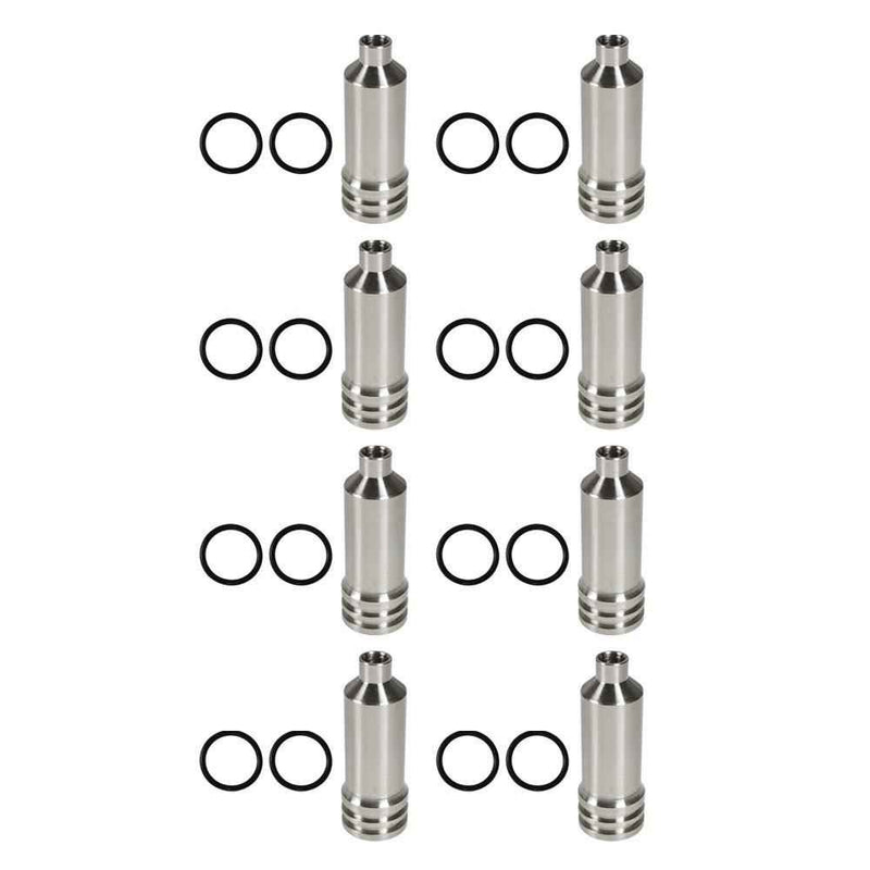 DURAFORCE 8× Injector Cup & O-rings For 2001/2002/2003/2004 Chevy/GMC 2500/3500 6.6L