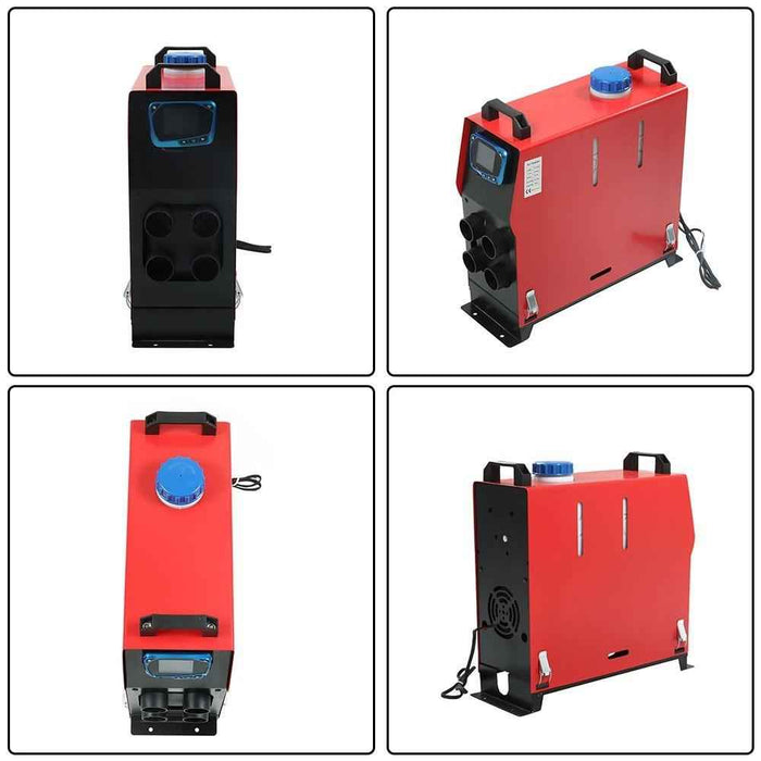 DURAFORCE 5KW 12V Diesel Air Heater All In One Low Noise Vehicles 4 Hole Boat LCD Display