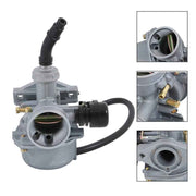 DURAFORCE Carburetor PZ19 Air Filter Throttle Handle Grips Cable For 50cc 70cc 90cc 110cc