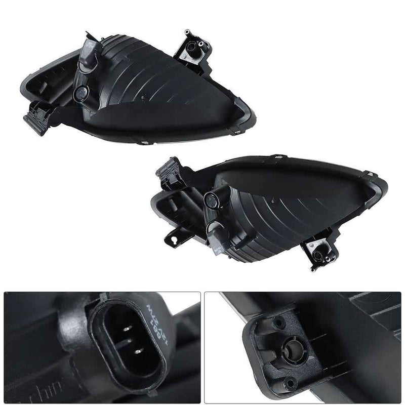 DURAFORCE Front Fog Light Driving Lamps Right&Left Side For 2011 2012 2013 Hyundai Elantra