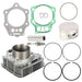 DURAFORCE For Honda Foreman 450 Top & End Rebuild Kit Cylinder Piston Gaskets 1998-2004