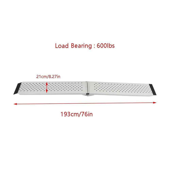 DURAFORCE For SnowBlower 1 PC 78.7"L×8.5"W 600lbs Portable ATV UTV Motorcycle Loading Ramp