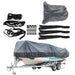 DURAFORCE Boat Cover 14-16ft 3 Layers Fabric W/Cotton Lining Waterproof 90"