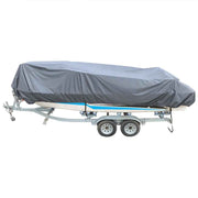 DURAFORCE Boat Cover 14-16ft 3 Layers Fabric W/Cotton Lining Waterproof 90"