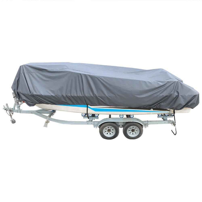 DURAFORCE Boat Cover 14-16ft 3 Layers Fabric W/Cotton Lining Waterproof 90"