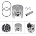 DURAFORCE Piston 66mm Bore 69.5mm Height Rings Kit Motorcycle For Yamaha YT175 DT 175