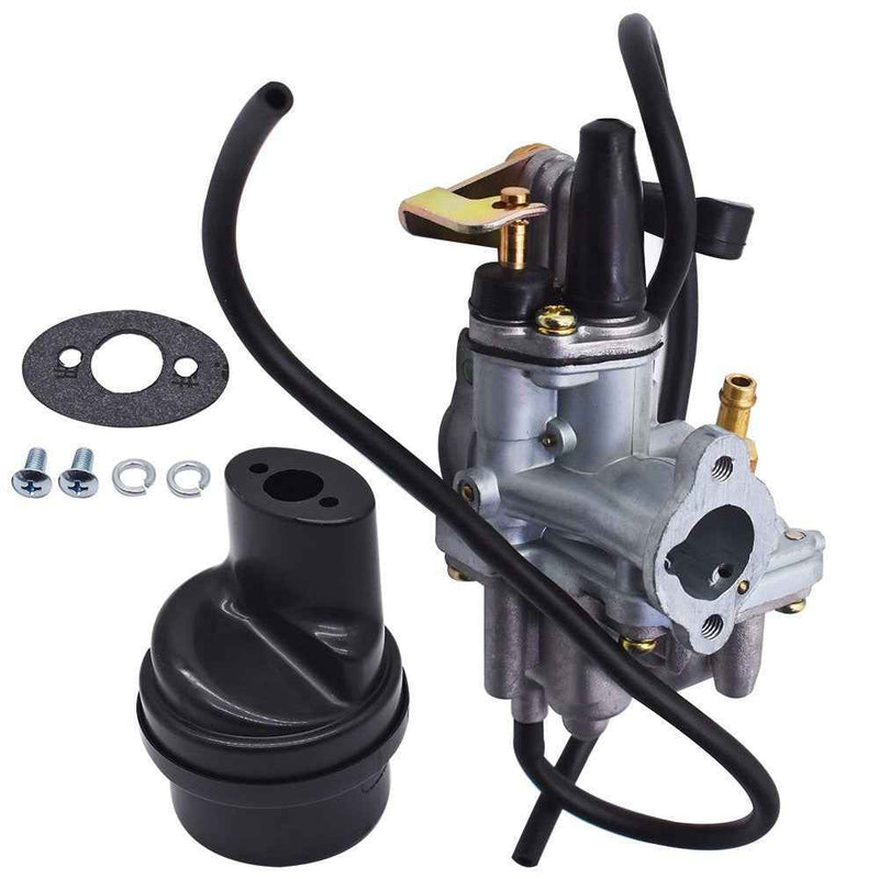 DURAFORCE Carb For Suzuki Quadmaste LTA50 1987-1987 Carburetor Air Filter Box Assembly Kit