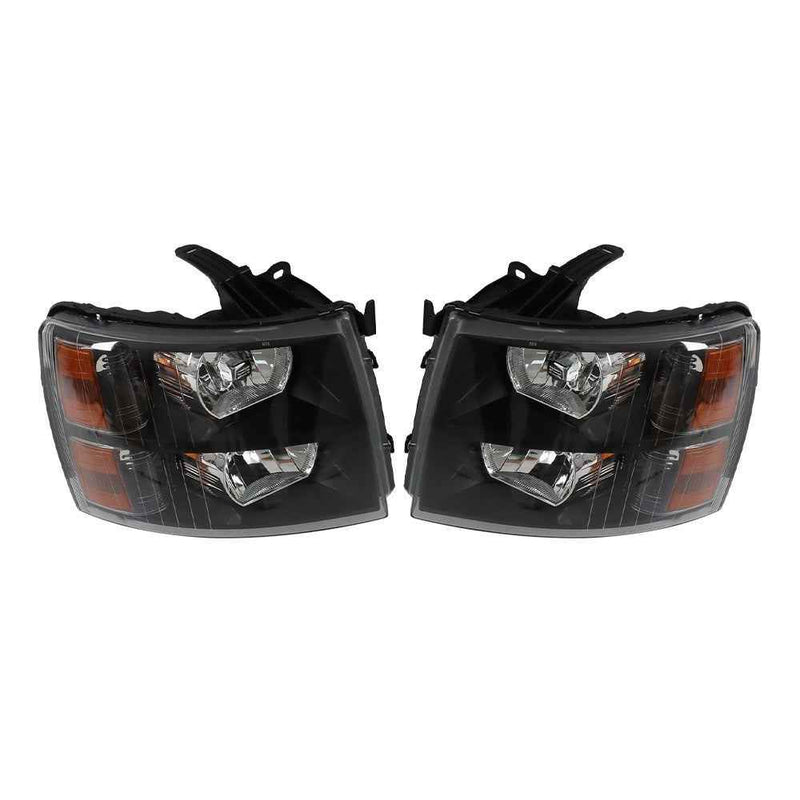 DURAFORCE For 2007-2014 Chevy Silverado 1500/2500/3500HD Left&Right Headlight Assembly