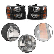 DURAFORCE For 2007-2014 Chevy Silverado 1500/2500/3500HD Left&Right Headlight Assembly
