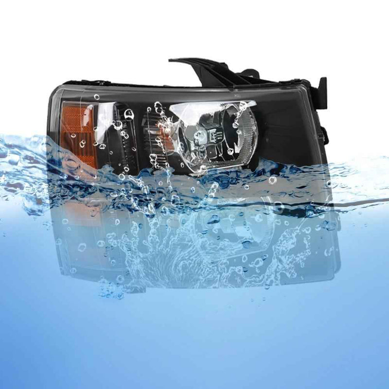 DURAFORCE For 2007-2014 Chevy Silverado 1500/2500/3500HD Left&Right Headlight Assembly