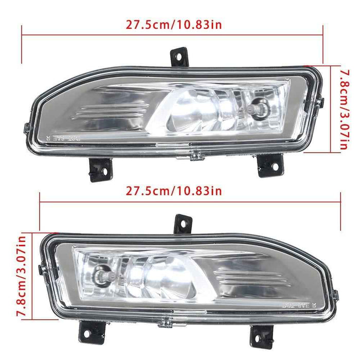 DURAFORCE Pair of Fog Lights Lamps w/Switch Bezel Wires kits For 2017-2020 Nissan Rogue
