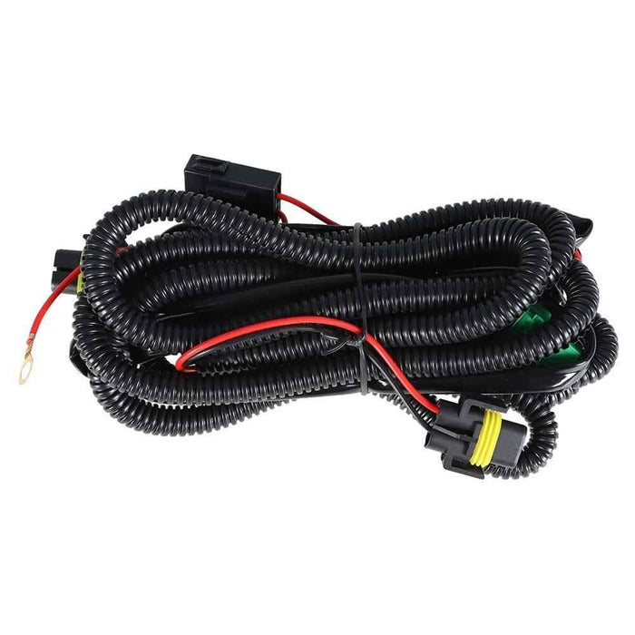 DURAFORCE Pair of Fog Lights Lamps w/Switch Bezel Wires kits For 2017-2020 Nissan Rogue