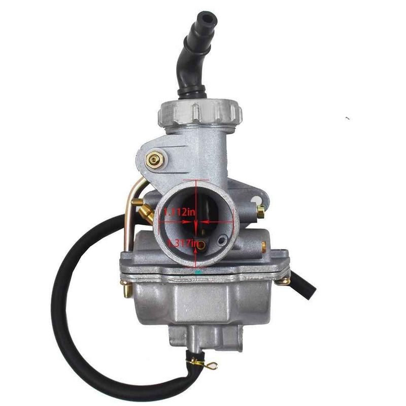 DURAFORCE Fits For Honda XL70 SL70 XL75 XR80 XR80R CRF80F Carburetor & Throttle Cable
