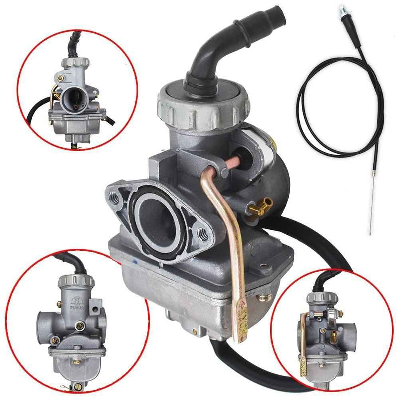 DURAFORCE Fits For Honda XL70 SL70 XL75 XR80 XR80R CRF80F Carburetor & Throttle Cable
