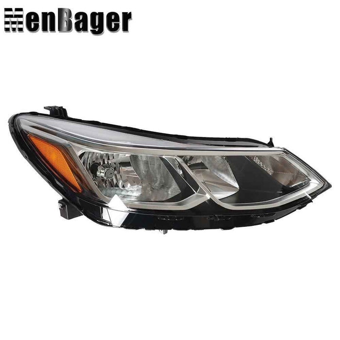 DURAFORCE Headlight For Chevy Cruze 2016 2017 2018 2019 Passenger Side w/o LED DRL Halogen