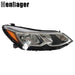 DURAFORCE Headlight For Chevy Cruze 2016 2017 2018 2019 Passenger Side w/o LED DRL Halogen