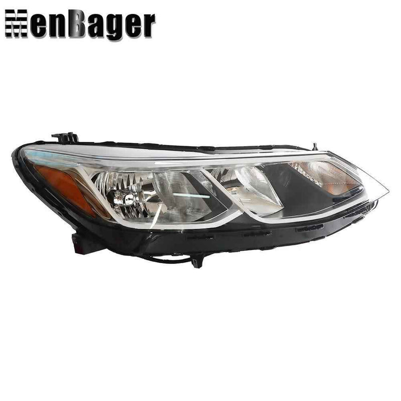 DURAFORCE Headlight For Chevy Cruze 2016 2017 2018 2019 Passenger Side w/o LED DRL Halogen