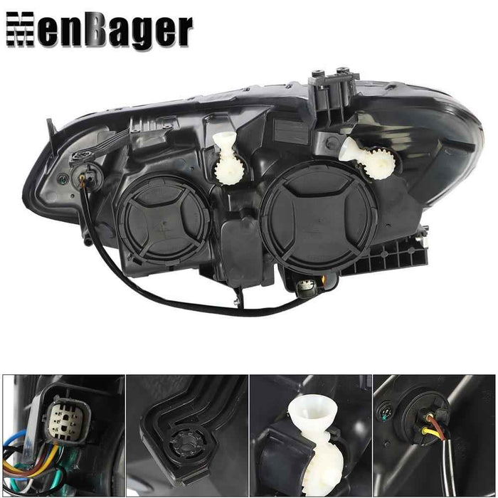 DURAFORCE Headlight For Chevy Cruze 2016 2017 2018 2019 Passenger Side w/o LED DRL Halogen