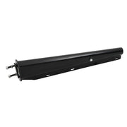 DURAFORCE 1 Pair 2.5" Semi Truck Spring Loaded Mud Flap Hangers Black Steel Straight 30"