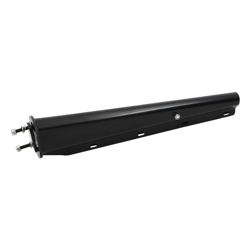 DURAFORCE 1 Pair 2.5" Semi Truck Spring Loaded Mud Flap Hangers Black Steel Straight 30"