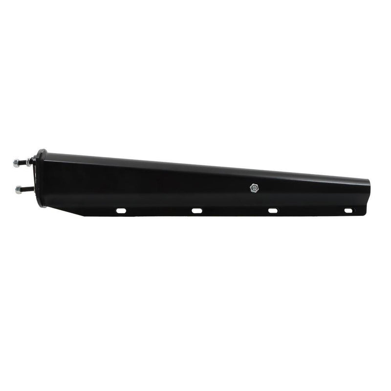 DURAFORCE 1 Pair 2.5" Semi Truck Spring Loaded Mud Flap Hangers Black Steel Straight 30"
