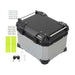 DURAFORCE Motorcycle Luggage Waterproof Tail Box Top Case Scooter Trunk Storage 45L Silver